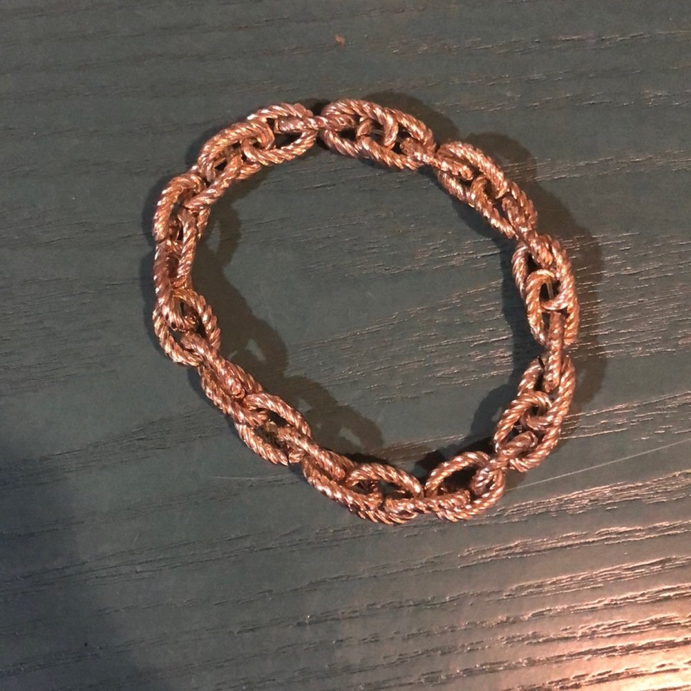 Gold link bracelet